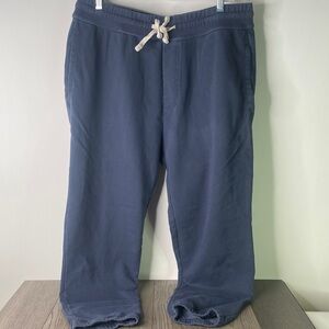 American Eagle Outfitters Navy Drawstring Joggers Men’s Size Large - 1343